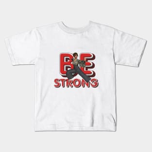 Karate Girl Strong Kids T-Shirt